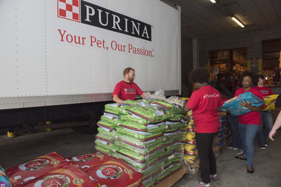 In 2017, Purina donated more than 13 million pounds of pet food and cat litter to pet shelters and rescues across the U.S.