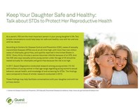 Keep Your Daughter Safe and Healthy: Talk about STDs to Protect Her Reproductive Health (a report for mothers)