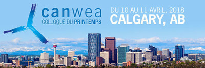 L'Association canadienne de l'nergie olienne (CanWEA) convie les journalistes  son Colloque du printemps, qui se tiendra les 10 et 11 avril 2018  l'htel The Westin Calgary. (Groupe CNW/Association canadienne de l'nergie olienne)