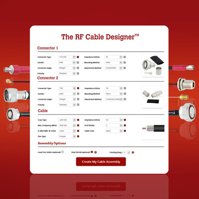 Fairview Microwave's New Online RF Cable Designer™ Tool