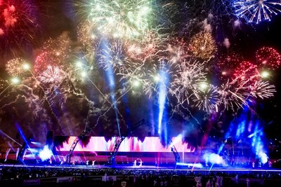 45 DEGREES ? Dubai World Cup 2018 ? Fireworks, Closing Ceremony (CNW Group/45 DEGREES)