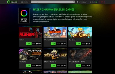 Razer's new online game store offers discounts and rewards to