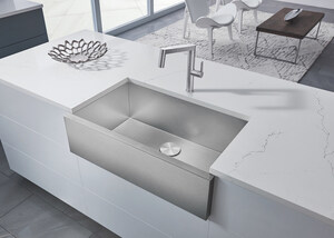 BLANCO launches the innovative PRECISION® R0 Farmhouse sink crafted of its groundbreaking DURINOX® material