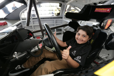 Kids Crew member, Lucas gets behind the wheel!