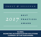 IDEMIA Earns Frost &amp; Sullivan's Company of the Year Award for Its Innovative Biometric Authentication Solutions