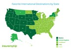 Travel Report: Most Popular International Destinations in Every State