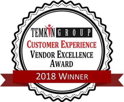 Qualtrics wins 2018 Temkin Group Customer Experience Vendor Excellence Award.