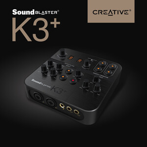 Creative Unleashes Sound Blaster K3+ in the US: The Portable Mixing Board for Today's Online Streamers