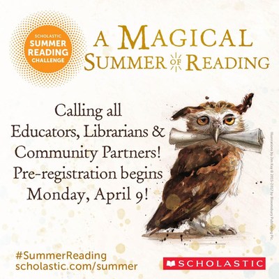 Calling All Educators, Public Librarians, and Community Literacy Partners! Pre-Registration for the 2018 Scholastic Summer Reading Challenge is Now Open