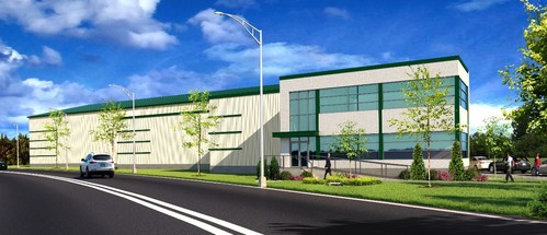 Figure 1: Tricho-Med’s Planned Stage One Medical Cannabis facility at Brownsburg, Quebec which is expected to be constructed by October 2018. (CNW Group/LGC Capital Ltd)