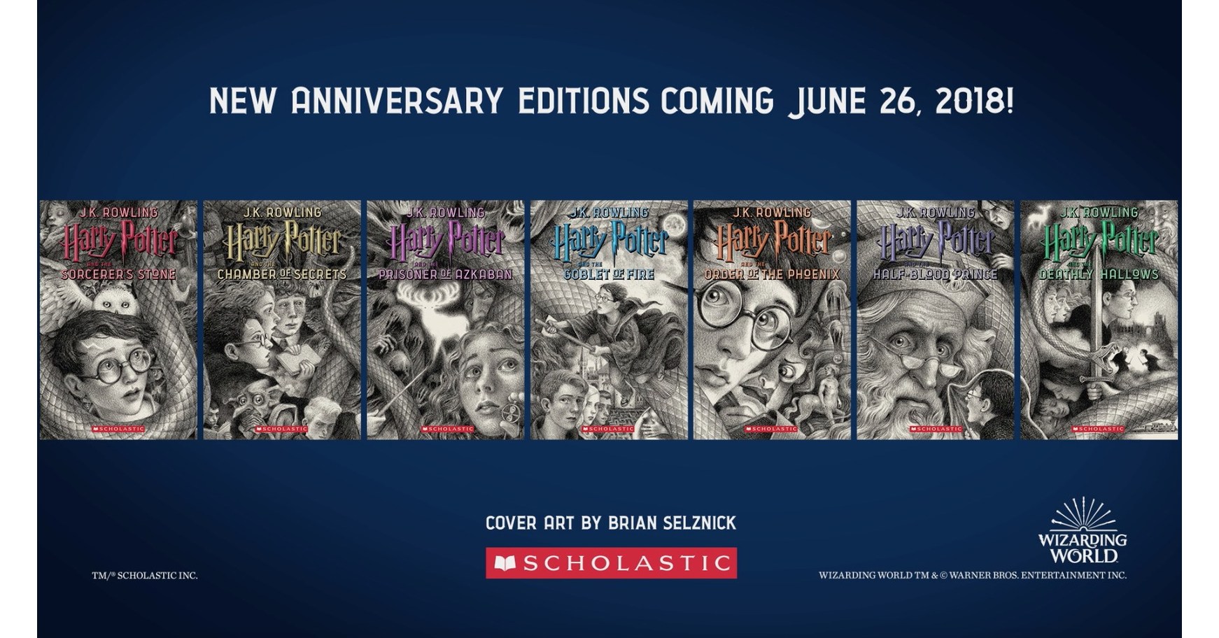 Scholastic Harry Potter Complete Book Series