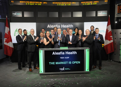 Aleafia Health Inc. Opens the Market (CNW Group/TMX Group Limited)