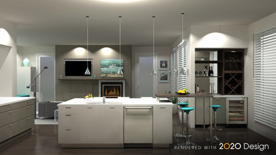 Create beautiful renderings quickly and efficiently with thousands of items from the largest collection of manufacturers’ catalogs with 2020 Design kitchen and bathroom space planning software. (CNW Group/2020)