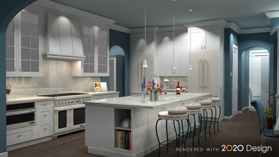 Create beautiful renderings quickly and efficiently with thousands of items from the largest collection of manufacturers’ catalogs with 2020 Design kitchen and bathroom space planning software. (CNW Group/2020)