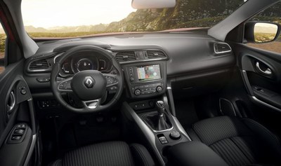 Renault KADJAR interior steering panel (PRNewsfoto/Publicis Conseil and Renault)