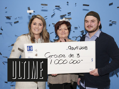 Groupe familial de trois, Chaudière-Appalaches (Groupe CNW/Loto-Québec)