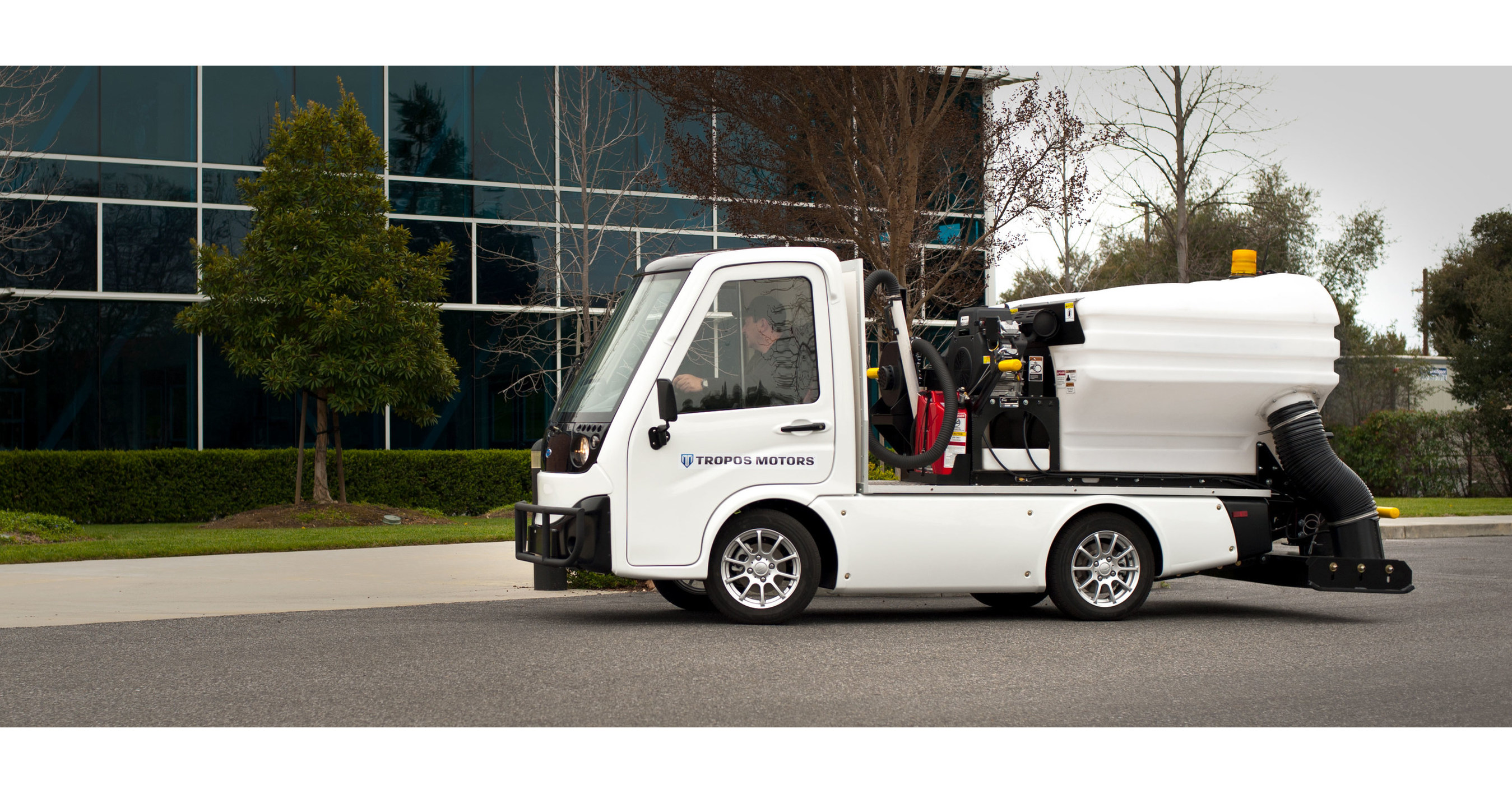 Tropos Motors New Street Sweeper Electric Compact Utility Vehicle 70