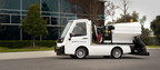 Tropos Motors New Street Sweeper Electric Compact Utility Vehicle 70 Percent Quieter than Existing Offerings
