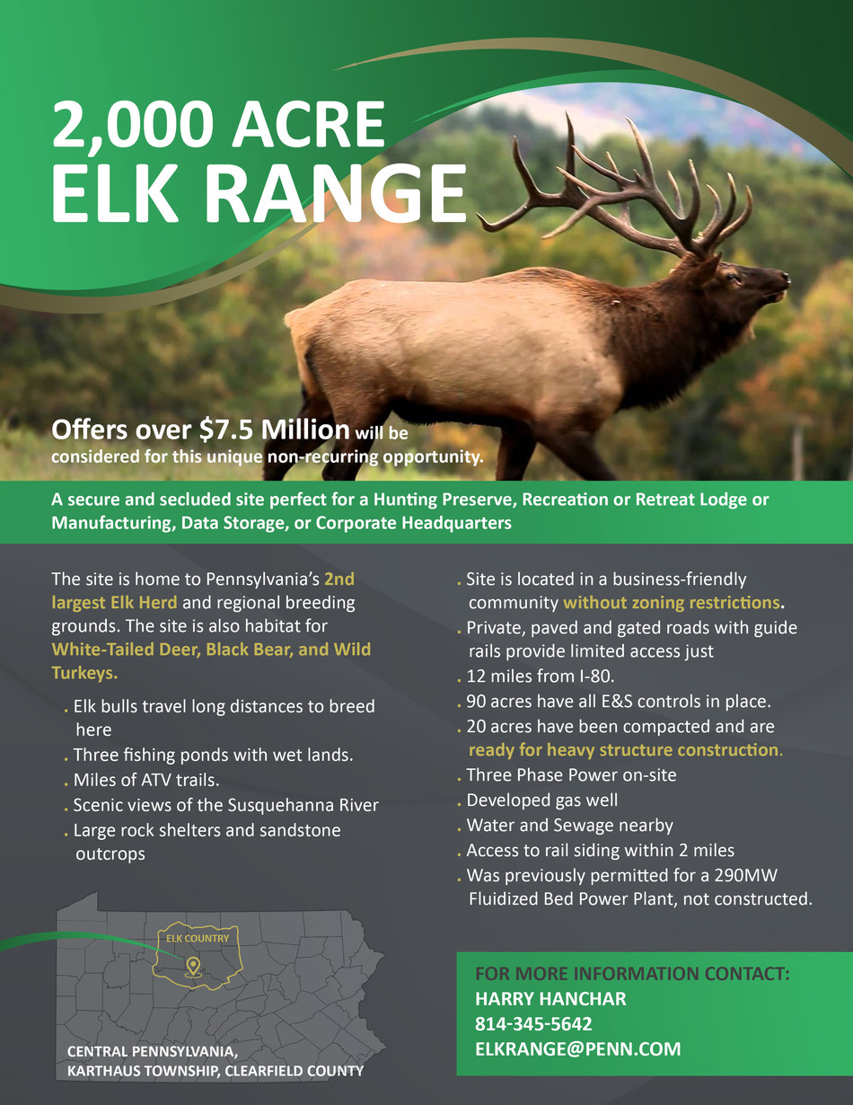 Spectacular Elk Range Going On The Market
