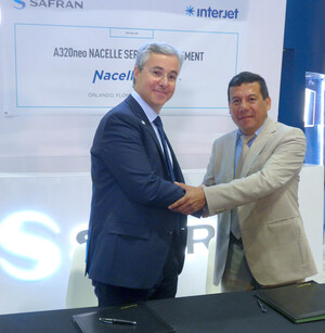 Mexico's Interjet Signs for Safran NacelleLife™ Support Services on the Airline's A320neo Family Jetliner Nacelles