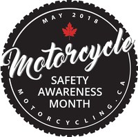 2018 Motorcycle Safety Awareness (CNW Group/Motorcyclists Confederation of Canada (MCC))