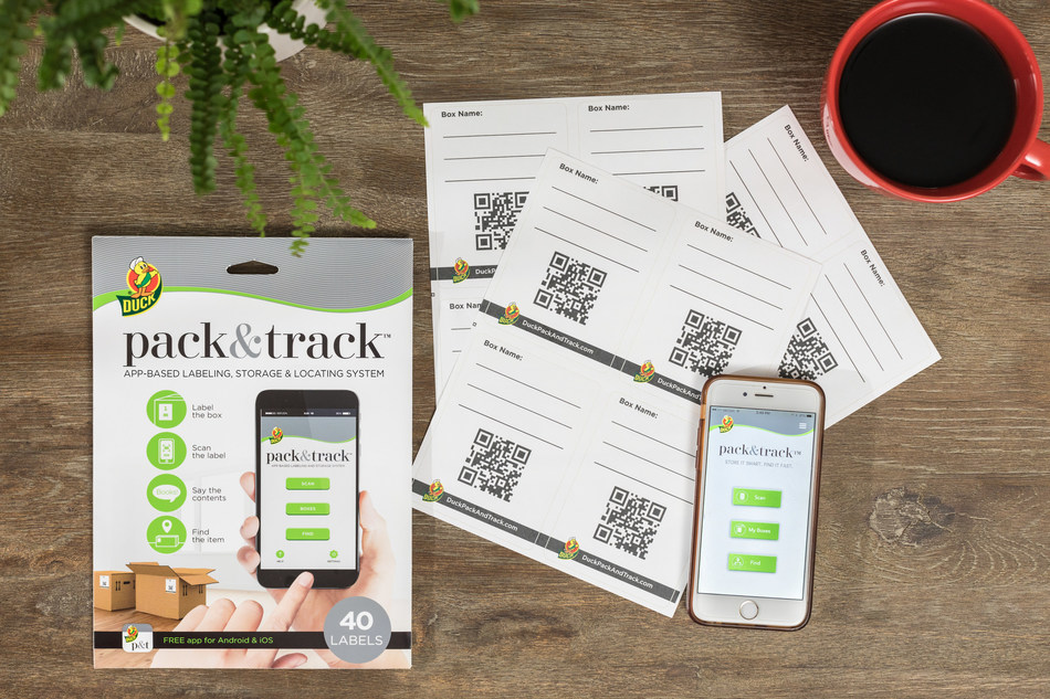 New Duck Pack & Track™ App-Based Labeling, Storage and Locating System Makes the Moving and Storage Process Easier than Ever Before