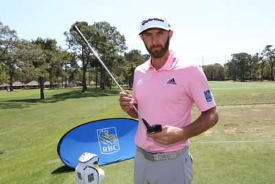 Johnson with a vintage Arnold Palmer branded driver (CNW Group/RBC)
