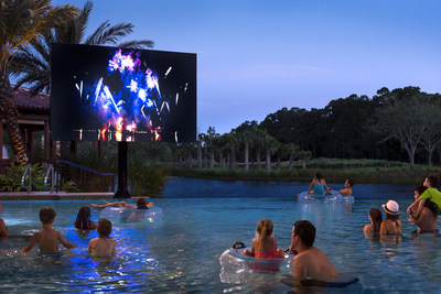 Enjoy twice-weekly Dive In Movies at the Explorer Pool.