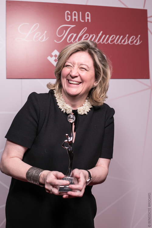 Andrée-Lise Méthot, Founder and Managing Partner of Cycle Capital Management. Winner of the “Inspiration : Andrée-Corriveau” Award (“Coup de cœur” award presented by the AQWF’s Board of Directors) (CNW Group/Association des femmes en finance du Québec)