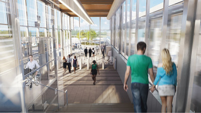 REM - Du Ruisseau Station – Interior (CNW Group/Lemay Perkins+Will Bisson Fortin consortium)