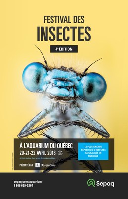 Festival des insectes  l'Aquarium du Qubec (Groupe CNW/Socit des tablissements de plein air du Qubec)