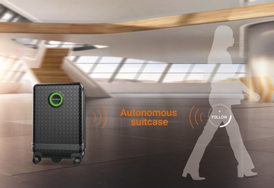 Airwheel SR3, a hands-free, smart robot suitcase with visual recognition and sensing