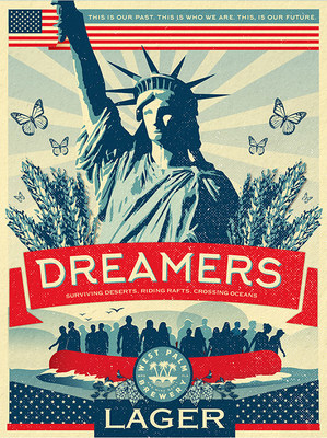 The Dreamers Lager Label