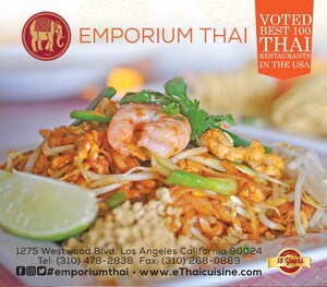 Tasty Emporium Thai 18th Anniversary Menu