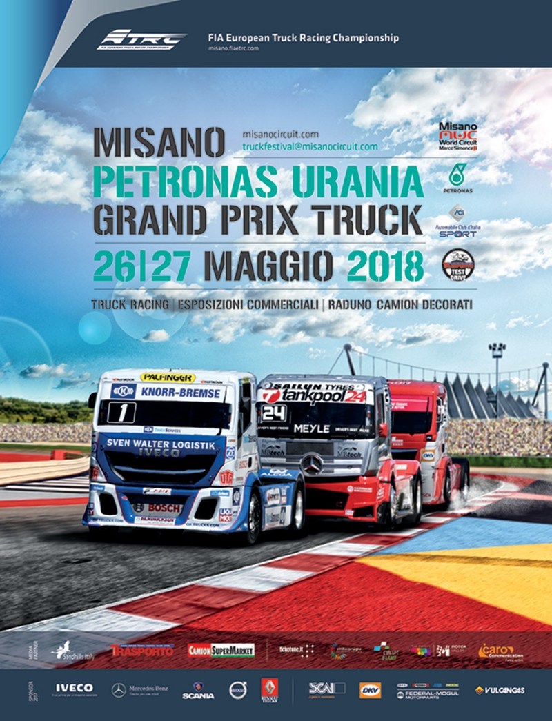 Upcoming Misano Petronas Urania Truck Grand Prix Expected to Attract 40,000 Visitors From Across Europe