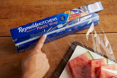 Reynolds Plastic Wrap Clear EZ Slide Cutter HTF