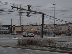 Freezing rain causes dozens of power outages across Ottawa