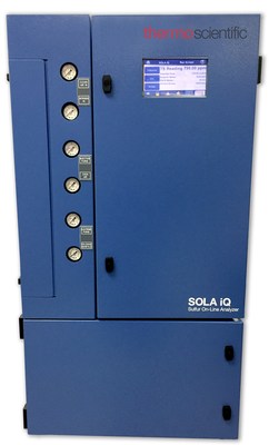 The Thermo Scientific SOLA iQ online sulfur analyzer