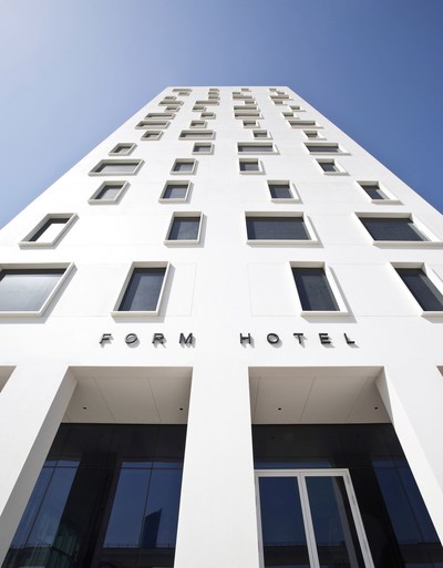 FORM Hotel Dubai, Front Facade Elevation (PRNewsfoto/FORM Hotel)