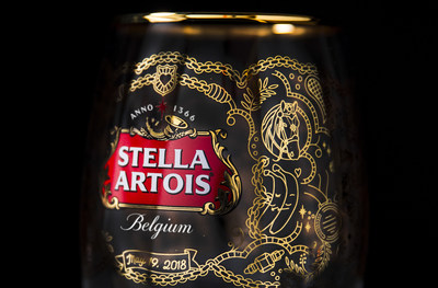 The Limited-Edition Stella Artois Regal Chalice celebrates the world’s most anticipated nuptials on May 19th. Crafted with an elegant gold design, this keepsake includes nineteen gilded icons commemorating the love story of the soon-to-be-weds. Now available for purchase for $5.19, a nod to this momentous date, until royal fans claim them all.
