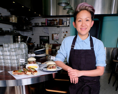 Chef May Chow with both Impossible builds