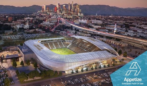 Los Angeles Football Club Selects Appetize To Innovate Food And Beverage Sales At Brand New Banc Of California Stadium