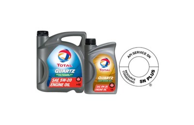 TOTAL QUARTZ products certified as API SN Plus
