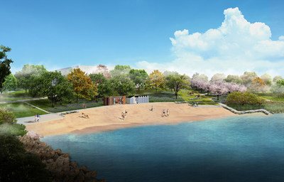 Aménagement de la plage urbaine de Verdun - Les travaux se poursuivent en 2018