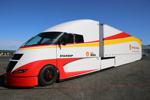 Shell Starship has arrived at Sonoma Raceway
