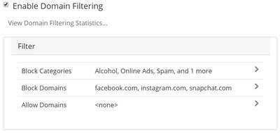 Domain Filtering with Uplevel