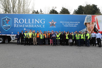 PepsiCo and Children of Fallen Patriots team members kick-off Rolling Remembrance in Seattle, April 19