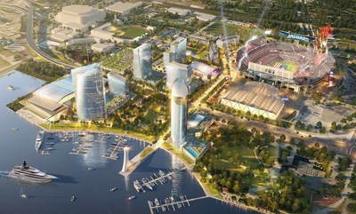 The development will create a vibrant, mixed-use neighborhood dedicated to bringing first-class amenities and experiences together 365 days a year just feet away from EverBank Field, Daily’s Place, Veterans Memorial Arena and the Baseball Grounds of Jacksonville.