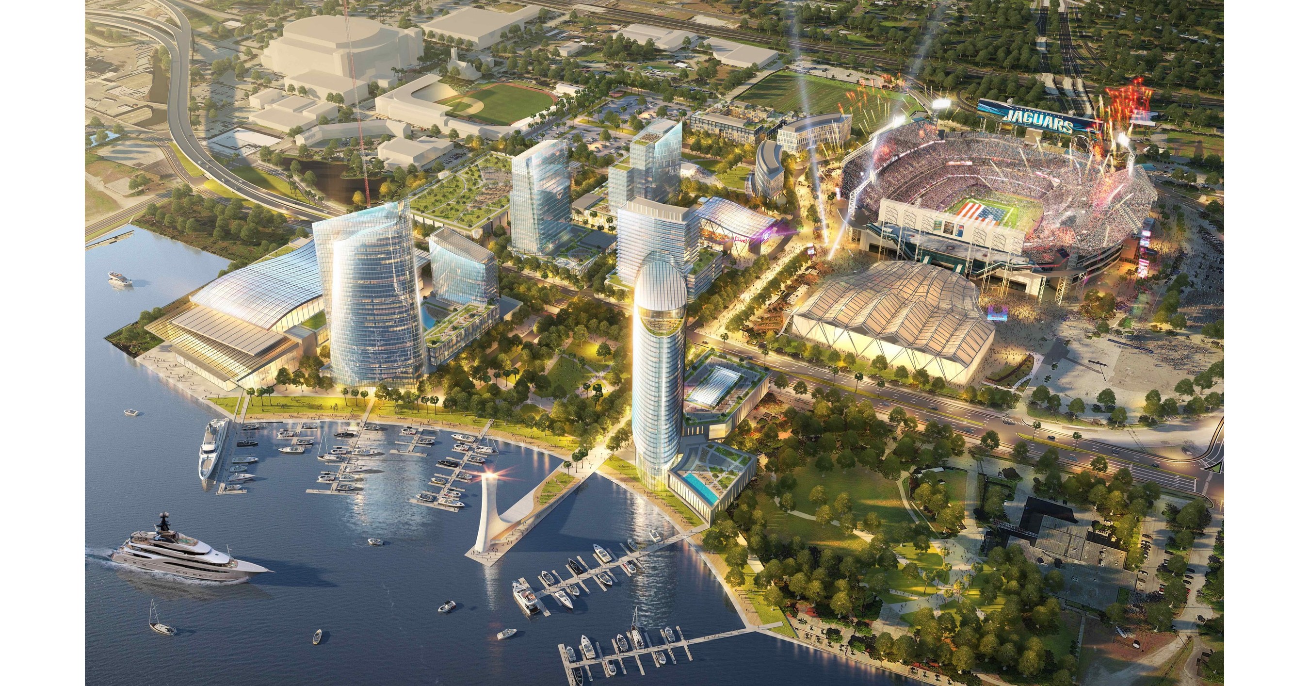 Iguana Investments And The Jacksonville Jaguars Introduce The Cordish  Companies As A Development Partner For $2.5 Billion World-Class, Mixed-Use  District In Downtown Jacksonville Sports Complex