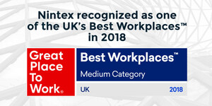 Nintex Recognized as one of the UK's Best Workplaces™ in 2018